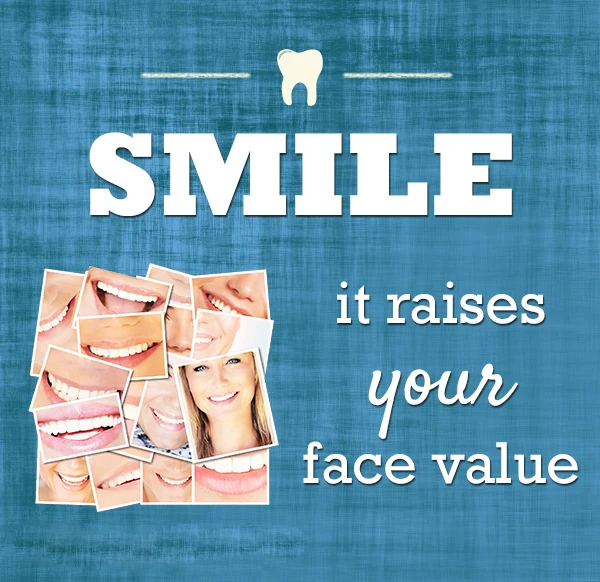 Smile it raises your face value image